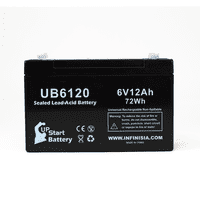 Kompatibilno sigurno svjetlo 12Vumb baterije - Zamjena UB univerzalna zapečaćena olovna kiselina - uključuje
