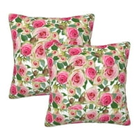 Jastuk za bacanje na poklopce uzorak ruže debeli jastuk debeli jastuk pokriva fini teksturni kauč za