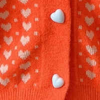 Modni ženski povremeni V-izrez dugi rukav jesenski džemper Cardigan bluza dugme Prverver Tietoc