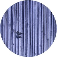 Ahgly Company u zatvorenom okruglom uzorkovima duboke periwinkle ljubičaste prostirke, 6 'okruglica