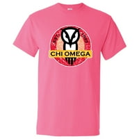 Chi Omega - Dizajn kruga - Standardna majica - ružičasta