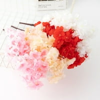 Dabay Umjetna cvijeća simulacija petoreženog buketa Cherry Cvijet za kućni dekor vjenčanja