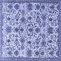 Ahgly Company Zatvoreni kvadrat Perzijski plavi Tradicionalni prostirke, 4 'Trgu