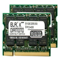 2GB 2x1GB RAM memorija za Toshiba satelit A105-S Black Diamond memorijski modul DDR SO-DIMM 200PIN PC2-