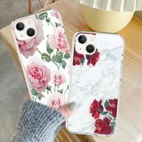 Flower Rose Telefon za telefon za iPhone 12min Pro Pro XS MA XR 6S Plus Plus Plus Plus Plus Plus Plus