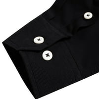 Akiihool Men Haljina košulja haljina za muške casual gumb niz majice s dugim rukavima