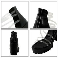 Vodootporne platforme potpetice sa sandalama sa zatvaračem visoke ženske pete Ženske sandale Žene cipele