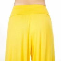 Shomport ženske joge joggers hlače labave trenerke Duksevi elastične struke udobne salonske hlače