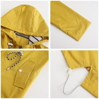 Viadha Womens Jackets Zip up kaput modna vjetroelektrana odjeća casual casual kiše
