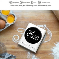 Digitalni tajmer za kuhinjski kuharski studij Štoperica LED alarma Podsjetite ručno elektroničko odbrojavanje