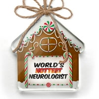 Ornament tiskani jedan obodio svjetove najtopliji neurolog Božić Neonblond