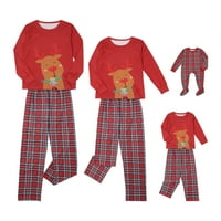 Peyakidsaa božićni pidžami za obitelji za porodične masene-dijete noćna odjeća