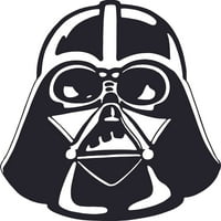 Starh Wars Darth Vader crtani lik Zidna umjetnost Vinil naljepnica Dizajn Dechol Girls Boys Dječji dječji