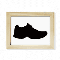 Muške crne sportske cipele Outline uzorak Desktop Foto okvir Slika Art Dekoracija slika