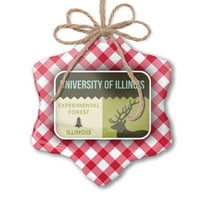 Božićni ukras Nacionalni američki šumsko univerzitet u Illinoisu Eksperimentalni šumski crveni plaid