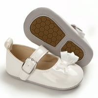 Obuća za djevojke Dječje princeze cipele s lukom PU Crsting Cipele Plain Toddler Cipele Elegantne slatke