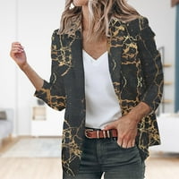 Olyvenn ponude ženski casual blazer otvoreni prednji lapel gradijent dugih rukava, džepni odijelo za