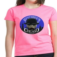 Cafepress - misteriozni košulja Chicago Tours - Ženska tamna majica