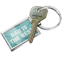 Tata sa ključem je najbolji otac dan Bold Blue Design