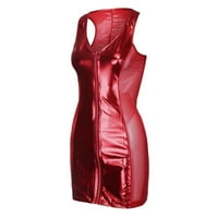 Intimi za žene donje rublje umjetne kože patentni zatvarač siamske bodi set Clubwear Donje rublje žene