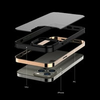 Elehold Clear Case iPhone Plus futrola, izrađena od tvrde plastike + fleksibilne TPU. Tanak tanki udarni