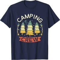 Tree Camping majica posade Obiteljske kampiranje majica za porodičnu majicu