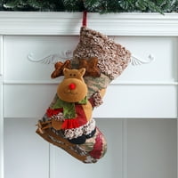 Popust Candy Bag božićni poklon Božićno uređenje stabla Čarape Božićni snjegović ukras darovi za djecu