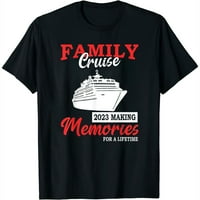 Obiteljski krstarenje Odmor s smiješnim zabavama Podrška modnim ženskim grafičkim majicama - majice