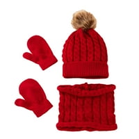 Gotyou Hats Toddler baby pleteni šal zimskih rukavica za toplu kapu sa kružnim šalcama