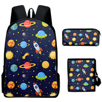 Školska torba Space Universe školske torbe za djevojke 7- Slatki ruksak školski torbica Satchel olovka za torbicu Putovanje ruksak ruksak Postavi najbolji poklon za djecu, dječake i djevojke
