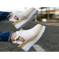 Lacyhop platforme sandale za žene Wedge Cipele Comfort Slingback Sandale