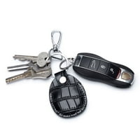 Ključ za ključeve Keychain Key Clip Clip za muškarce Žene sa ručnikom, ispust crnim
