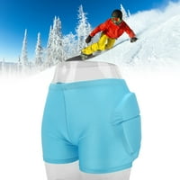 Zaštitne kratke hlače, udoban zaštitnik ski pa, za skejtbord plavi, crni