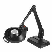 Dazor kružni stol baza LED uvećana - 16D 5x- crna