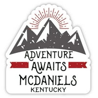 McDaniels Kentucky Suvenir Vinil naljepnica naljepnica Avantura čeka dizajn