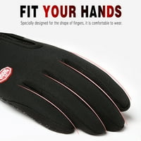 Biciklističke rukavice Touchscreen Vodootporni flis termalne sportske rukavice za planinarenje skijanja