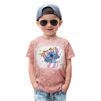 Majica Porodična odijela Stitch anime majice Majice Moderan kratki rukav Crew Crt Majica Mammy & Me, Tata i sin, beba, kolekcija za odmor visoke kvalitete, za odrasle-7xl