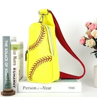 Torba za prsa PU kožna torba za prasak ležernog bejzbola izvrsna za softball odmora