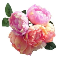 Takeoutsome Bouquet Heads Artificial Peony SILK Cvjetni vjenčani dekor vrtna vrta
