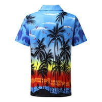 Muška majica Clearence Plus Veličina Havajska majica na plaži s kratkim rukavima Odštampana ljetna casual