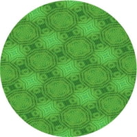 Ahgly Company u zatvorenom okruglom uzorkovima zelenih prostirki, 3 'krug