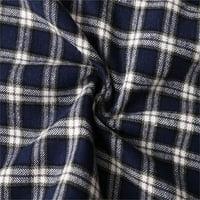 KPOPLK Flannel majice za muškarce Regularni fit dugi rukav ležerni majica u majici sa džepovima F, 3xL