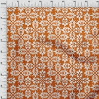 Onuone viskoza šifon narančasta tkanina azijska ukrasna tkanina za šivanje tiskane zanata od dvorišta