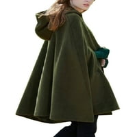 Prednjeg swwalk dame cloak kaput od poncho Cape kardigan pokrivač s kapuljačom zimska toplo dugulja