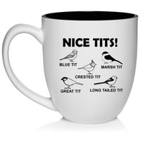 Lijepe sise smiješni ptičji sat Lover Ticti ptice keramički šalica kafe poklon čaj