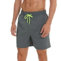 Naughtyhood Muške čvrste prozračne čipke vodootporne četvrtine hlače Plaže kratke hlače Sportske casual
