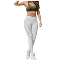 Frehsky joga hlače dame visoke struk fitness hlače Sportske rastezanje joga hlača sa džepovima joga