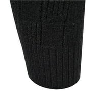 Ketyyh-Chn turtleneck džemper za muškarce Stripe turtleneck dugim rukavima crna, l