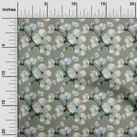 Onuone pamučna kambrska lagana zelena tkanina azijska kineska cvjetna tkanina za šivanje tiskane zanatske