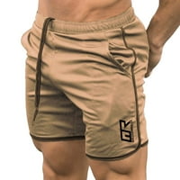 Binpure muške ljetne kratke hlače Čvrsta boja elastična struka sa džepovima Plivanje prtljažnika